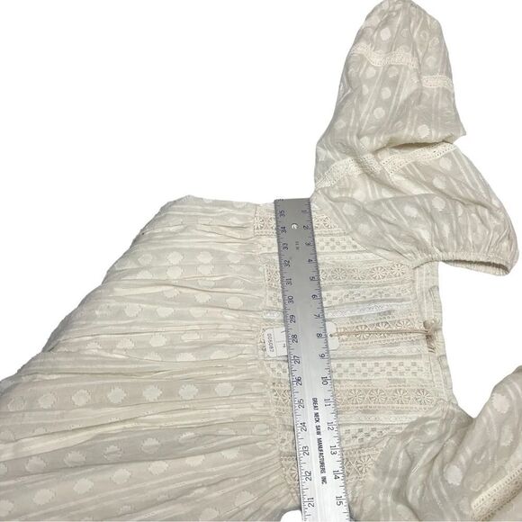 Nicole Miller Artelier Cottagecore Dress Babydoll Lace Fairy Aesthetic Square - Picture 4 of 13